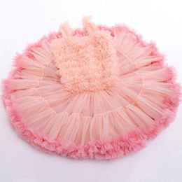 Skirts TUTU Baby Dress Summer Casual Good Quality Elegant Cake Princess Dress Formal Festival Party Costume Birthday Gift Kids Dresses Y240522