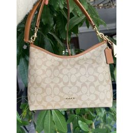 Coacha New Женская сумка Laureling Bunding Budming Bag Single Single Plound Crossbody Commuter Bag Handheld Sate Bag Foreign Trade Coachtopia 138