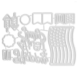 Storage Bottles Independence Day Die Crafts Cutting Dies Stencils For DIY Mould High-carbon Steel Embossing Folders