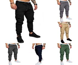 SHUJIN Plus Size 4XLMen Pants Hip Hop Harem Joggers Fashion Solid Elastic Waist Thin Trousers Casual Pockets Mens Sweatpants Y19068214876
