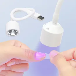 Nail Dryers CNHIDS USB Gel Curing Dryer Lamp Mini Foldable Ultraviolet Flexible Desk Manicure Polish Solidify UV Light Miniature Tools