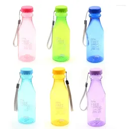 Water Bottles 500ml Sports BPA Free Portable Bottle Leakproof Plastic Kettle For Travel Cup