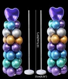 2set Balloon Column Wedding Balloon Stand Ballon Holder Home party Baloon Decor Birthday Party Decoration Kid Adult Air Globos 1023846261