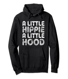 A Little Hippie A Little Hood Hoodie Unisex Size S5XL with Colour BlackGreyNavyRoyal BlueDark Heather Gift Shirt Pullover Hood1694440