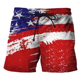 Men's Shorts Male Swim Trunks Men Summer Wear Swimming 3D Print Athletic Beach Breathable High Waist Comfort