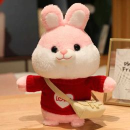 Plush Dolls 30cm New Cartoon Cute Rabbit Cosplay Dress Up Plush Toys Stuffed Lovely Bunny Dolls Soft Animals for Kids Girls Birthday Gift H240521 8ECO