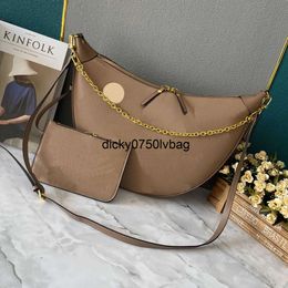 Lvity designer bag LouiseViution Lvse Bag Designer Hobo Loop Women Crossbody Handbag Purse Chain Bags Half-moon Underarm Purses Large Capacity Totes 240215