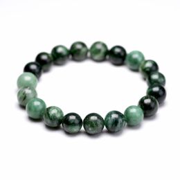 Natural Green Fuchsite Chrome Mica Crystal Stone Beads Bracelets for Women and Men Yoga 7 Chakra Meditation Jewerly 240522