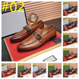 Herren Designer Slip on Men Designer Dress Schuhe Männer Oxfords Mode Business Kleid Männer Schuhe 2023 Neue klassische Leder-Suits-Suits Schuhe Größe 38-46