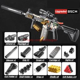 M416 Soft Bullets Toy Gun Shell Ejection Detachable Submachine Gun Foam Darts Model Outdoor Cs Pubg Game Prop Durable Collection Birthday Gifts For Boys Fidgets Toys