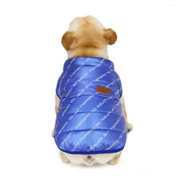 Dog Apparel Pet Winter Coat Letter Small Clothes Warm Padded Jacket Puppy Outfit Down Yorkie Chihuahua