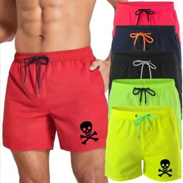 Men's Shorts Beach Swimwear Drawstring With Mesh Lining Male Swimming Trunks Quick Drying Swimsuit Mens Swim Briefs Surf