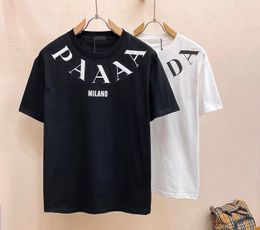 t shirt designer mens fashion t shirt mens shirt for top womens tshirt crew neck shorts letter tee sleeve cotton breathable shirt xl white black Asian size M-4XL