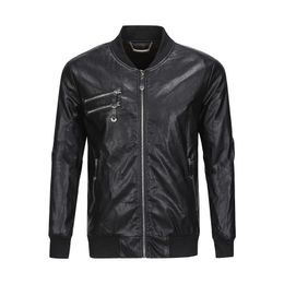 Philipps Plain Men 's Jacket PP 스컬 브랜드 가을 가을 겨울 진짜 가죽 플레인 블레이저 시뮬레이션 힙합 스트리트웨어 오토바이 컬렉션 외부웨어 코트 재킷