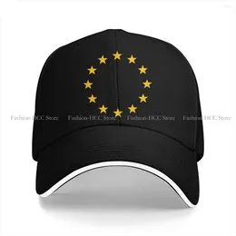 Ball Caps Pure Color Dad Hats Europe European Union EU Stars Hat Sun Visor Baseball National Flag Peaked Cap