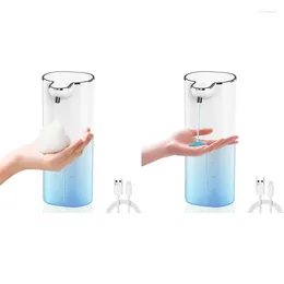 Liquid Soap Dispenser Automatic 13.5Oz/400ML Wall Mount USB Rechargeable Touchless Hand & Dish