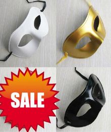 Fashion men Women Venetian Mask Mardi Gras Prom Party Masquerade Christmas Day Half Face Masks 4colors9904549