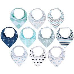 Bibs Burp Cloths Baby bib Bandana Drool bib suitable for boys and girls organic cotton unisex baby shower gift set for teeth and drips d240522