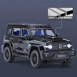 Diecast Model Cars New 1 24 WEY Tank 300 SUV Alloy Car Model Diecast Metal Toy Off-road Vehicle Car Model Simulation Sound and Light Childrens Gift