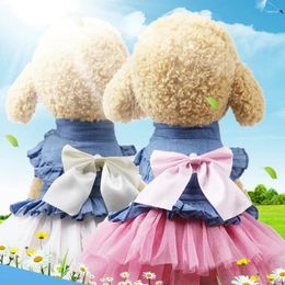 Dog Apparel Pet Clothes Dress Sweety Princess Puppy Wedding Dresses For Small Medium Dogs