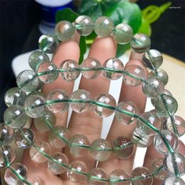 Link Bracelets Natural Green Garden Quartz Bracelet Crystal Reiki Healing Stone Fashion Jewellery Gifting Gift For Women 1pcs 9/11MM