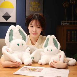 Stuffed Plush Animals Creative Flying Big Bat Rabbit Cute Plush Toy Little White Rabbit Doll Sleeping Soothing Rag Doll Bat Rabbit Gives Gift To Girl T240521