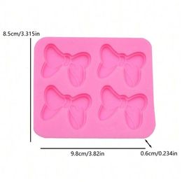1pc Knot Bow Butterfly Bow Tie Silicone Moulds Versatile Soft Silicone for Fondant Cake Decorating Tools Chocolate Baking Mould