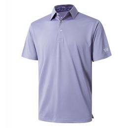 Mens Polo Shirts Short Sleeve Casual Solid Stylish Dry Fit Performance Designed Collared Golf for Men 240520