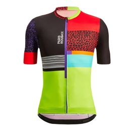 Paris Roubaix Team Cycling Jersey Men Mountain Bike Shirt Breathable Bicycle Wear Clothing Maillot Ciclismo 240522