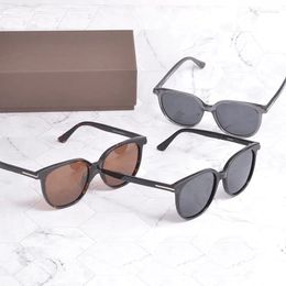 Sunglasses Designer Big Size Brand Classic Acetate Polarized Women UV 400 Sun Glasse