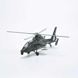 Aircraft Modle Jason TUTU Airplane Model Aircraft Chinese armed helicopter Z-19 fighter Alloy metal diecast 1 100 scale Planes Dropshipping Y240522