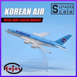 Aircraft Modle 1 400 Korean Airlines 747 16cm Metal Die Cast Aircraft Model Aircraft Toys Childrens Airbus A380 A340 S2452204