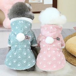 Dog Apparel Love Hoodie Sausage Costume Autumn Winter Warm Pet Clothes Jacket Pink Green Outfit Small Medium Breeds Puppy Animal Items