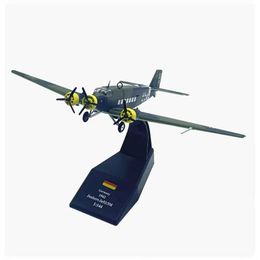 Aircraft Modle 1 144 German Juncker JU-52 Large Transport Aircraft Alloy Model Finished Product Simulation Colour Board Decoration Gift S5452138