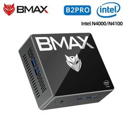BMAX B2 Pro Mini PC Windows 11 PRO OS PC All In One Intel N4000 N4100 8GB RAM 256GB SSD Intel UHD Graphics 600 1000Mbps 240509