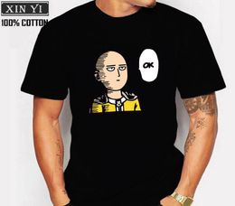 Vintage Manga One punch man T shirt men saitama anime Tops tee shirt fresh punch Tshirt hiphop urban retro sweatshirt camiseta2201853