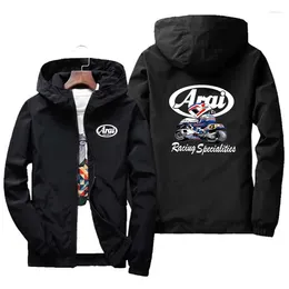 Men's Jackets Hooded Jacket Zippered Windproof And Waterproof Casual Sportswear 2024 Versatile Fashion
