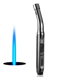 Super Long BBQ Kitchen Cooking Gas Lighter Torch Turbo Cigar Smoking Metal Cigarette Lighters Gadgets for Men9199877