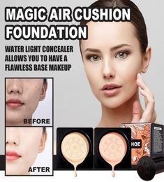 Magic Air Cushion Foundation BB Cream Mushroom Head Pores Concealer Makeup Cosmetic Waterproof Brighten Face Base Tone Moisturizin5608271