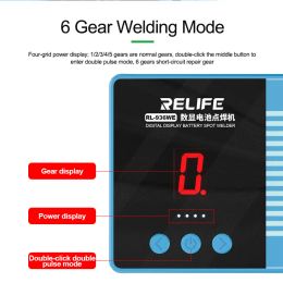 RELIFE RL-936WE Digital Display Battery Spot Welding Machine 6-speed Welding Mode Type-C for Mobile Phone Computer Repair