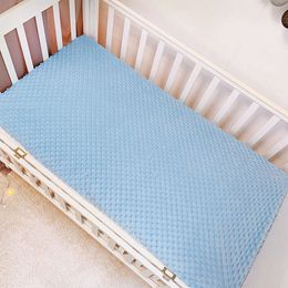 Soft Warm Sheet Crib Newborn Bedding Set for Children Kids Bubble Mattress Baby Bed Linen Cover Blanket Winter Sabanas