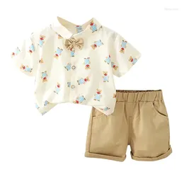 Clothing Sets Boy's Summer Children's Suit Baby Girl's Shirt Two-Piece Set Short Sleeve