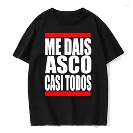 Men's T Shirts You Distinct Me Most Everyone T-shirt Fun Spanish Text Humorous EU Size Neutral Casual Soft