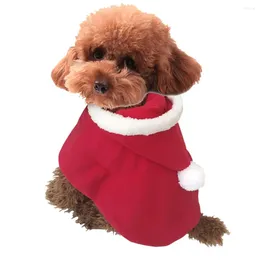 Dog Apparel Pet Cloak Unique Washable Long-lasting Christmas Elements Jumpsuit For Pomeranian Clothing