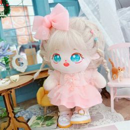 Dolls 20cm Cm pure cotton baby doll clothing humanoid celebrity nude plush toy replacement dress S2452202 S2452203