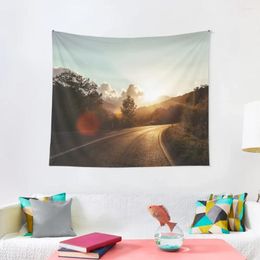 Tapestries Road At Sunset Tapestry Room Design Decorations For Your Bedroom Decor Home Decoration Pictures Wall