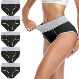 Women's Panties Sweet Girls Lingerie Sets Cotton Underwear High Waist Stretch Briefs Soft Underpants Lenceria Sexys Para Mujer Fina