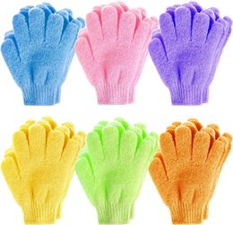 Moisturizing Spa Skin Care Cloth Bath Glove brushes Exfoliating Gloves ClothScrubber Face Body Bathes Mitten ExfoliatingGloves YFA6290030