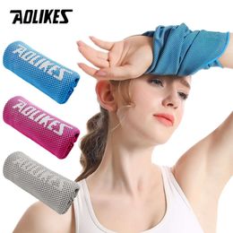 AOLIKES Sports Towel Protector Wrist Quick Dry Cooling Yoga Wipe Ice Fiess Outdoor Portable Sweat Absorber L2405