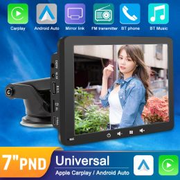 Universal 7 Inch Car Radio Multimedia Video Player Wireless CarPlay Android Auto Bluetooth HD Touch Screen for VW KIA Toyota